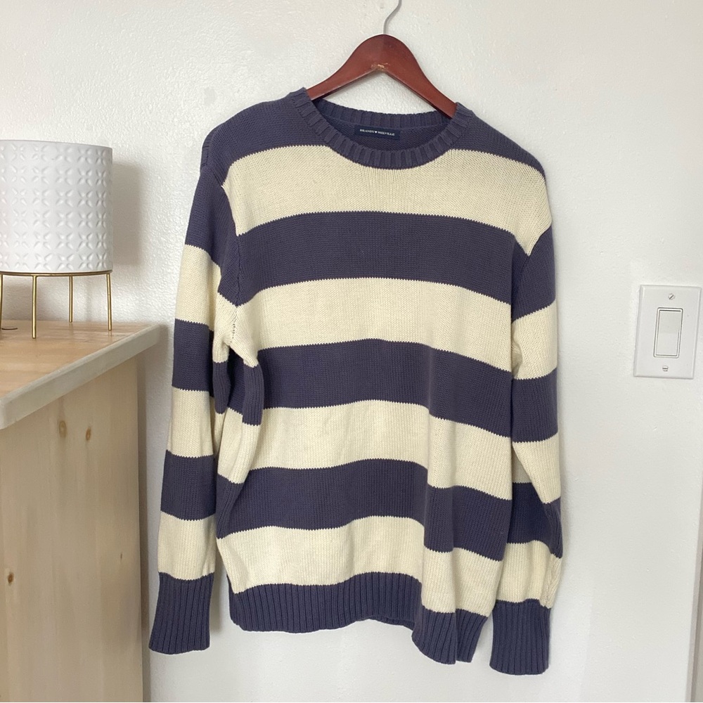 Brandy Melville Striped Knitted Oversized Sweater
